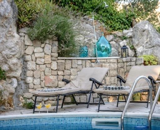Sunny Villa, With Pool, Bbq, View, Parking Dubrovnik Exterior foto